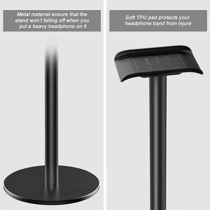 table headphone holder