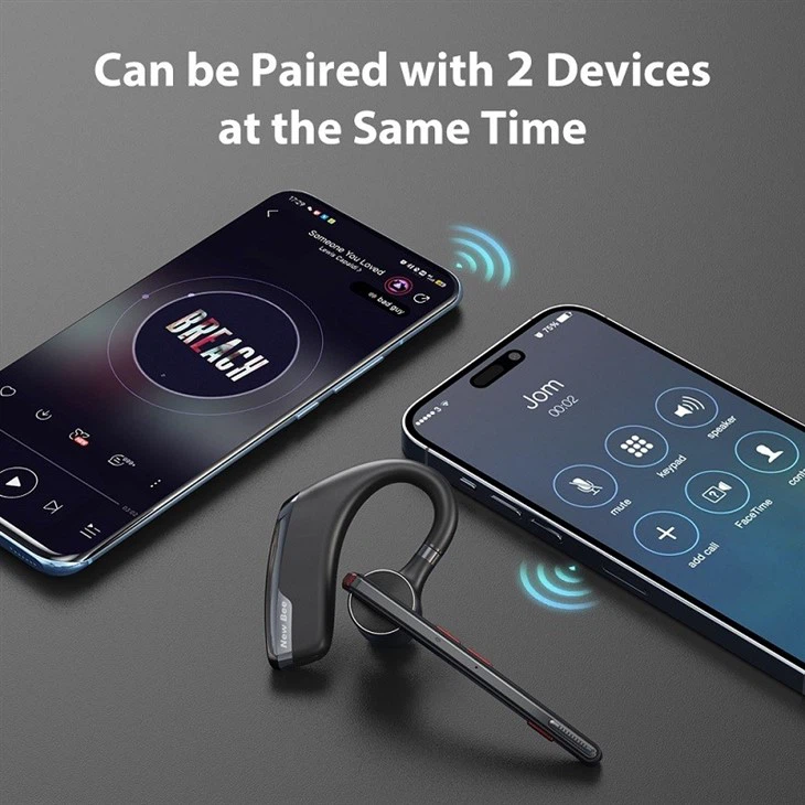 Wireless Headset With Charging Case