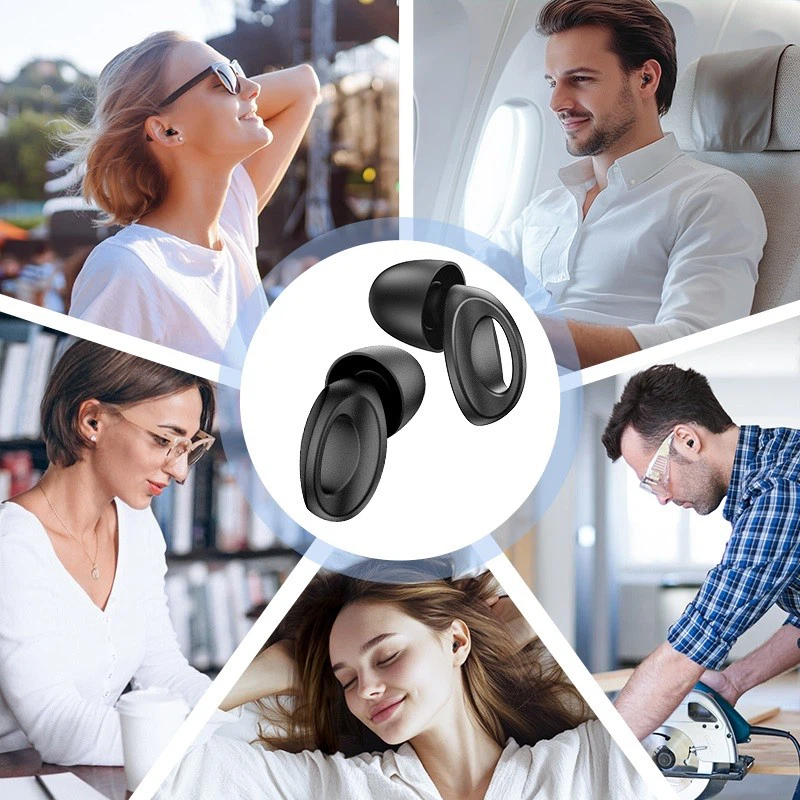 4 Pairs Of Noise Reducing Ear Plugs