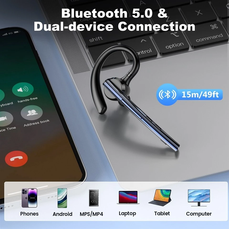 New Bee M54 Hands Free Bluetooth Headset New Bee M54 Hands Free Bluetooth Headset
